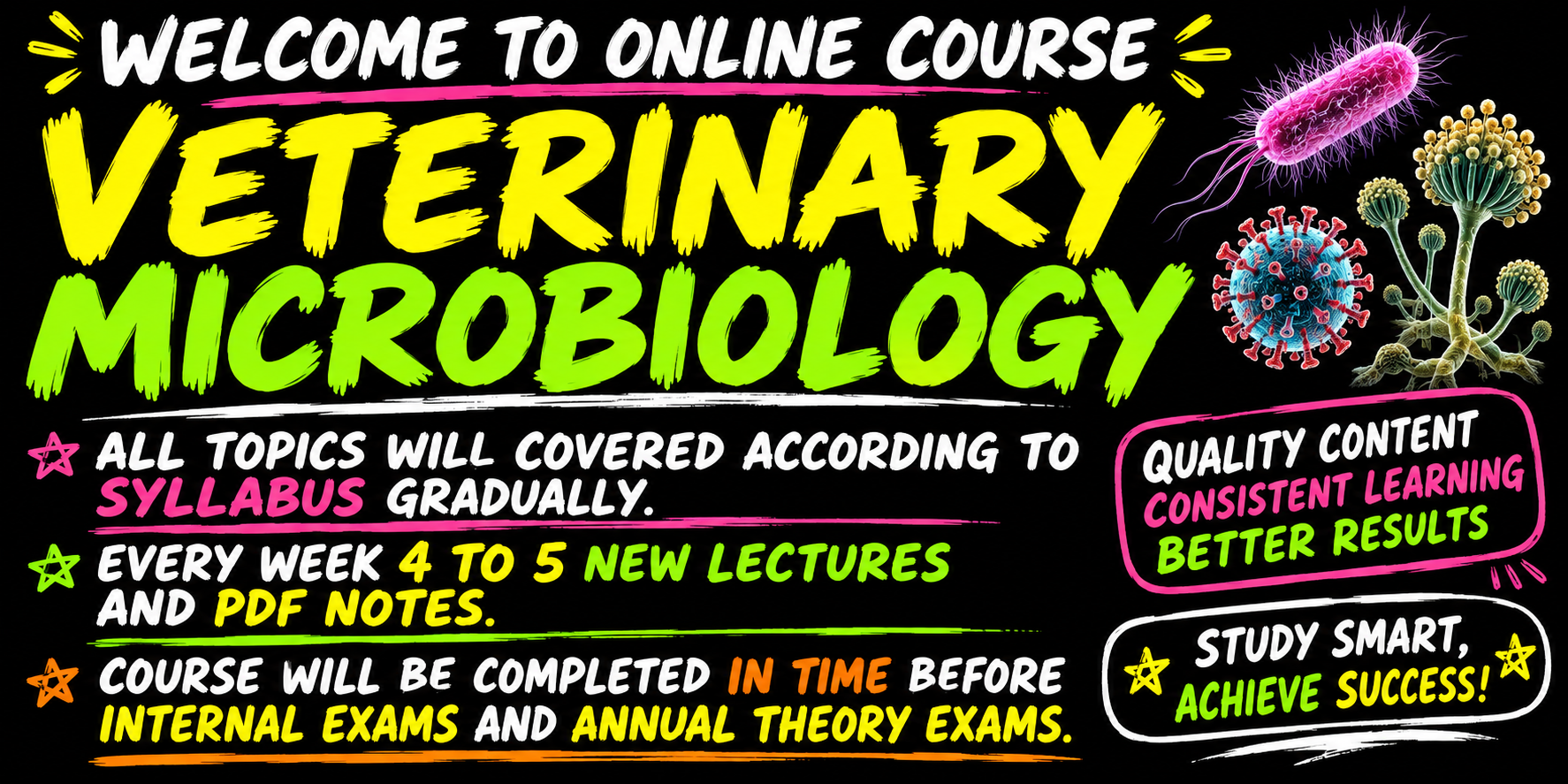 Veterinary Microbiology course cover