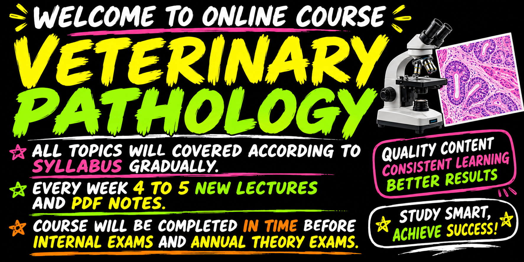 Veterinary Pathology course cover